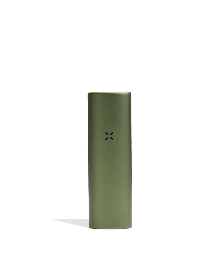 PAX Flow Dry Herb Vaporizer Greenstone Front View on White Background