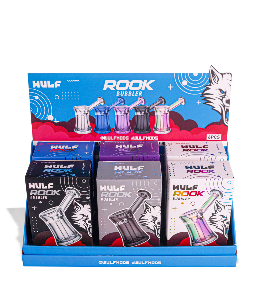 Wulf Mods Rook Bubbler 6pk Front View on White Background