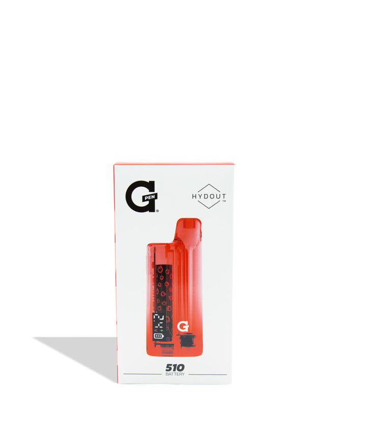 Red vape pen with packaging featuring the brand &