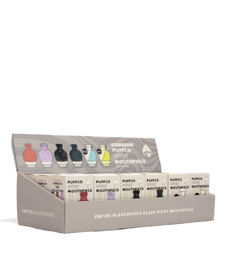 Empire Glassworks Pivot Color Edition Tops 18pk Front View on White Background