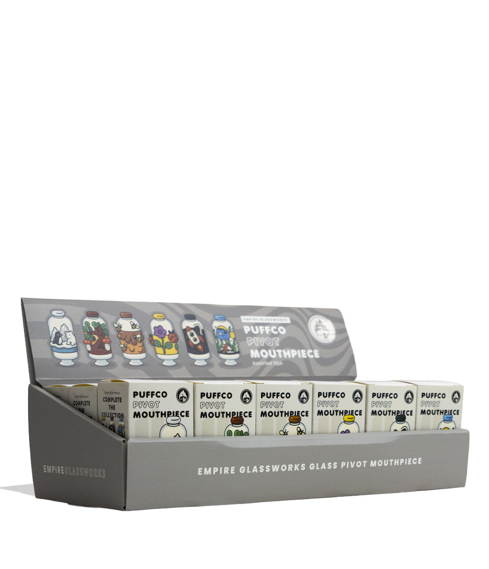 Empire Glassworks Pivot Tops 18pk Front View on White Background