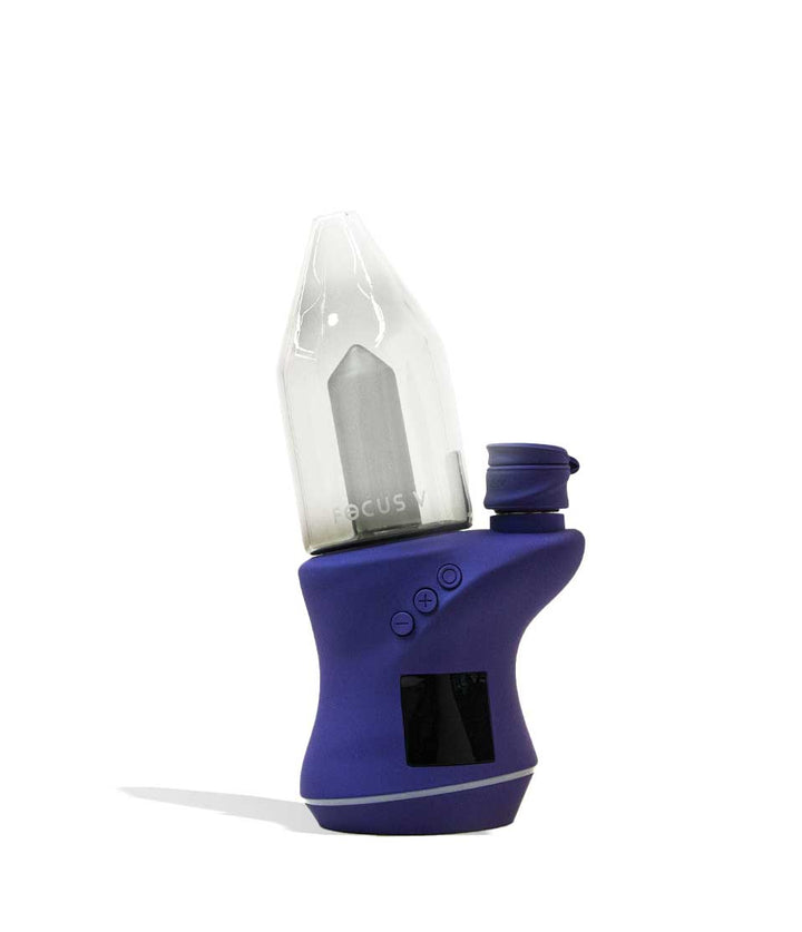 Grape Focus V Carta 2 Electronic Dab Rig Front View on White Background