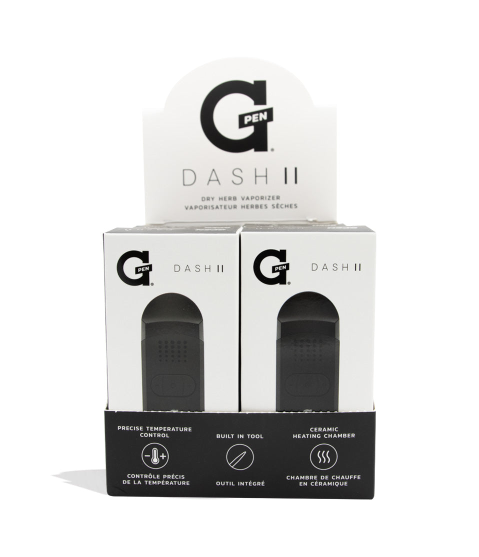 G Pen Dash 2 Dry Herb Vaporizer 10pk front view on white background