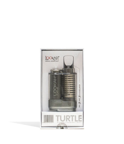 Grey Lookah Turtle 2g Cartridge Vaporizer Packaging Front View on White Background