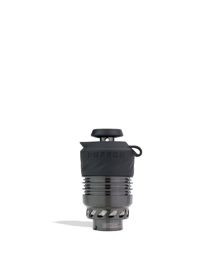 Puffco Peak Pro 3DXL Limited Edition Black Atomizer Front View on White Background