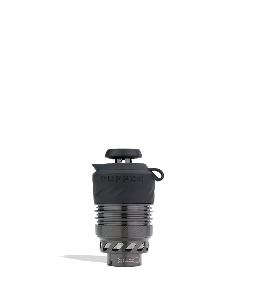 Puffco Peak Pro 3DXL Limited Edition Black Atomizer Front View on White Background