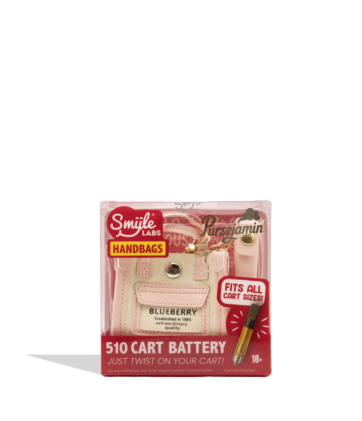 Smyle Pursejamin cartridge vaporizer box packaging front view on white background