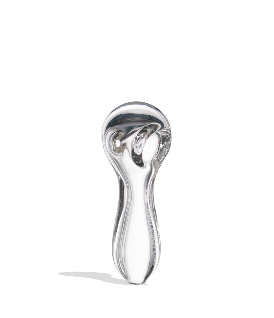 Clear West Coast Cure Globe Hand Pipe 15pk Angle View on White Background
