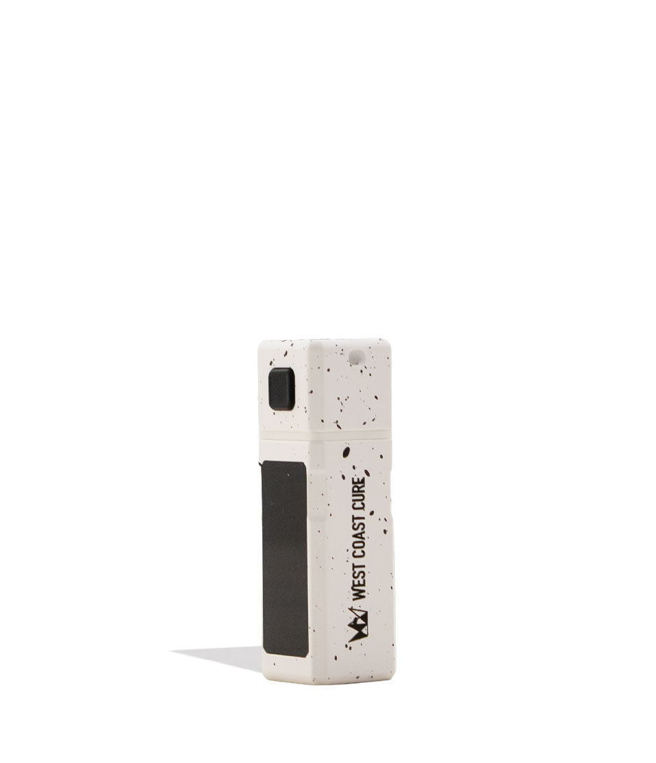White Black Spatter West Coast Cure Grid Variable Voltage Battery 12pk Side View on White Background