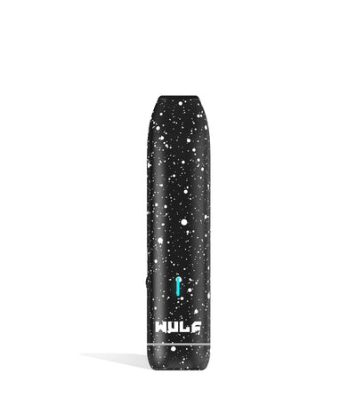 Black White Spatter Wulf Mods LX Slim Portable Dry Herb Vaporizer on white background
