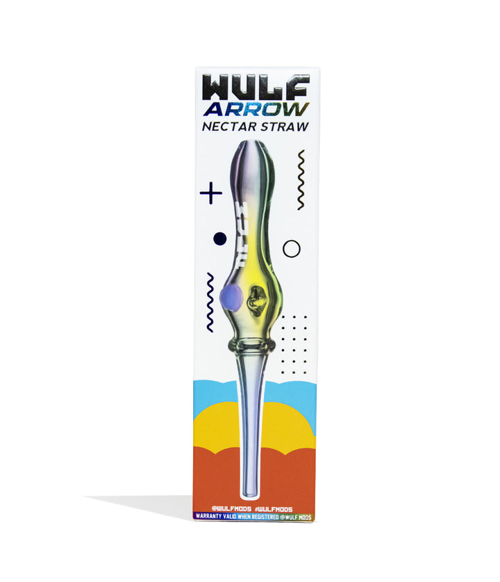 Full Color Wulf Mods Arrow Nectar Straw 15pk Packaging Front View on White Background