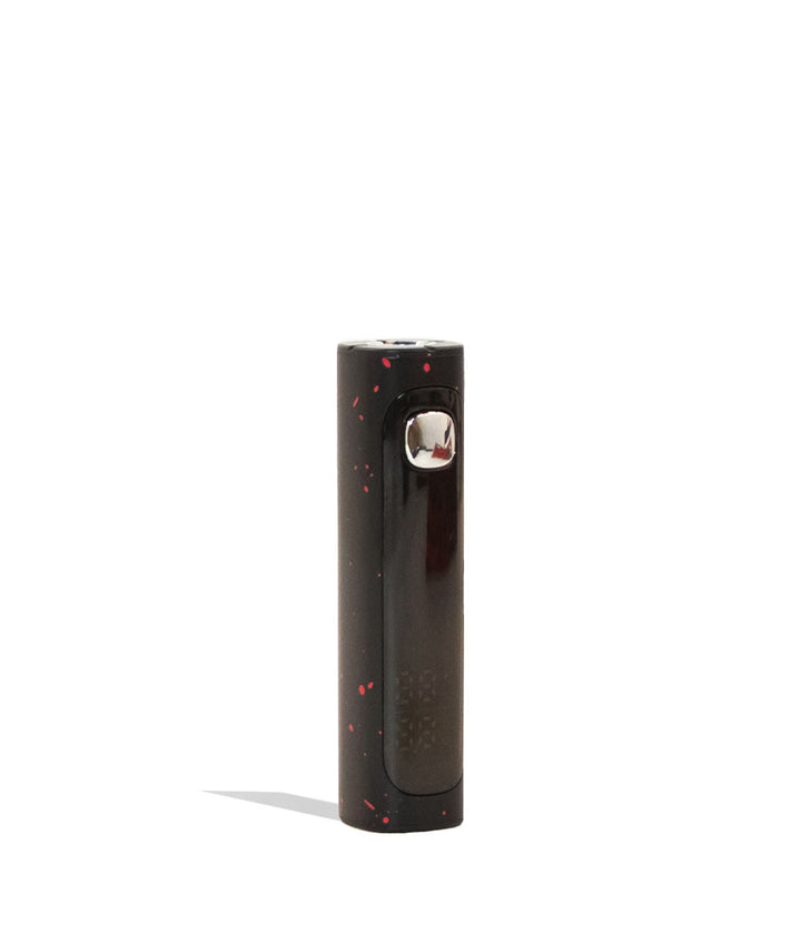 Black Red Spatter Wulf Mods Pro Digit Variable Voltage Battery 15pk Side View on White Background