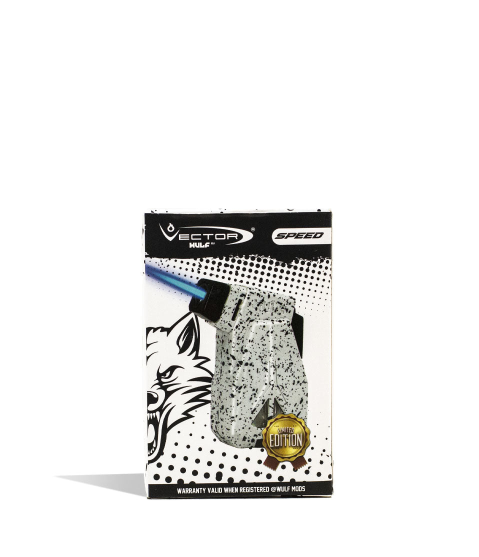 White Black Spatter Wulf Mods Speed Torch 18pk Packaging Front View on White Background