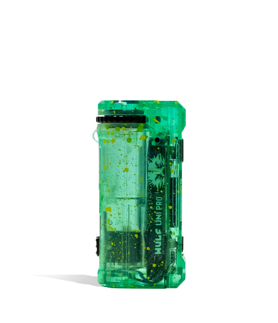 Aqua Wulf Mods X-Ray Series Uni Pro Cartridge Vaporizer Side View on White Background