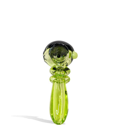 green ball 4 inch Green Premium Hand Pipe on white background