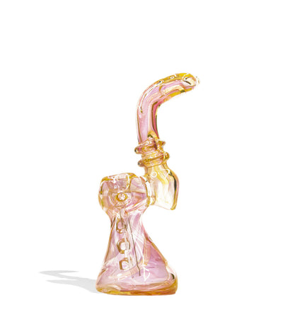 7 inch Gold Bubbler on white background
