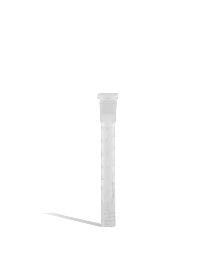 type 3 4.5 inch 14mm Downstem with Various Etched Designs on white backgrounds