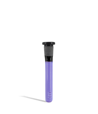 Black/Purple 3.5 inch 14mm Downstem Single Colored on white background