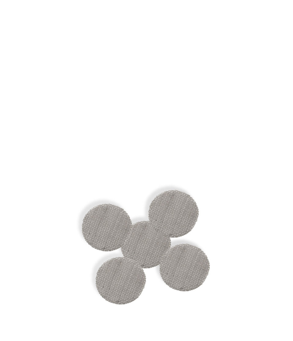 Silver Assorted Pipe Screens 100pk Silver Above View on White Background