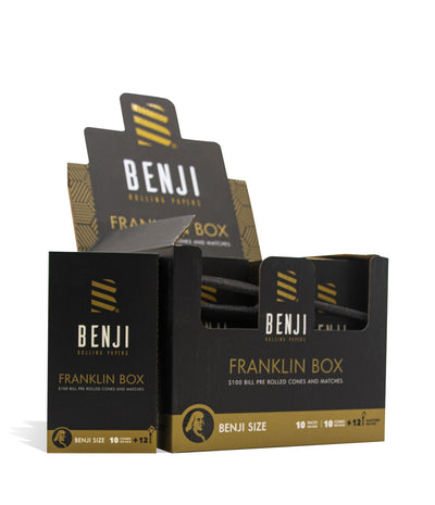 Benji OG Franklin Box 10pk Display on white studio background