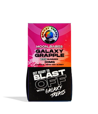 Galaxy Grapple Galaxy Treats Moon Babies 30MG HHC Gummies 50pk Front View on White Background