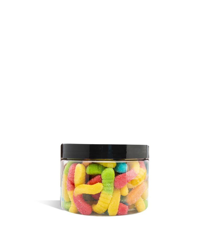 750mg Sour Worms Just CBD Candy on white background