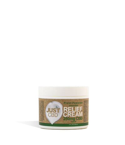 250mg Just CBD Unscented Relief Cream on white studio background