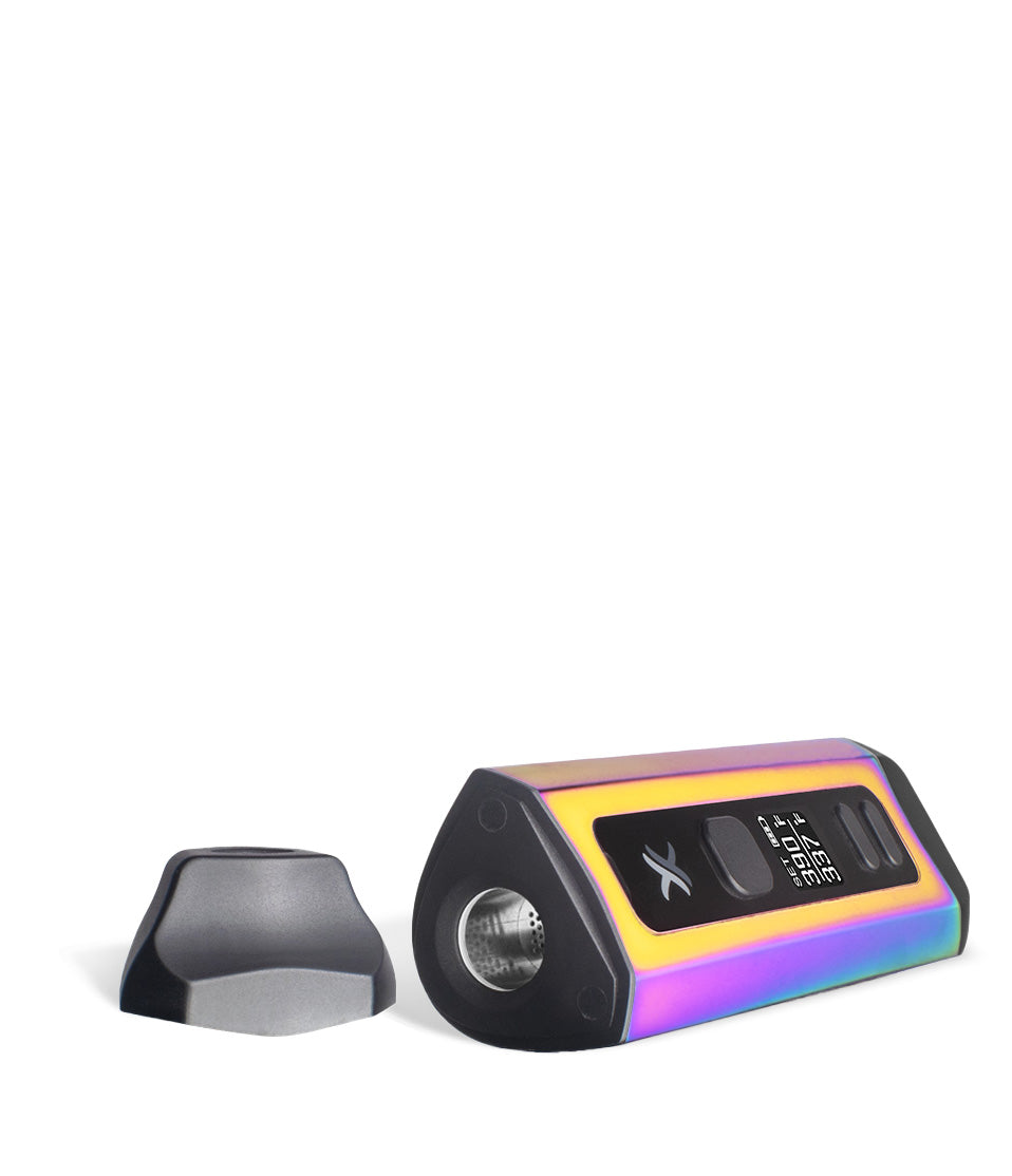 Full Color Top View Exxus Vape Mini Plus Vaporizer on white background