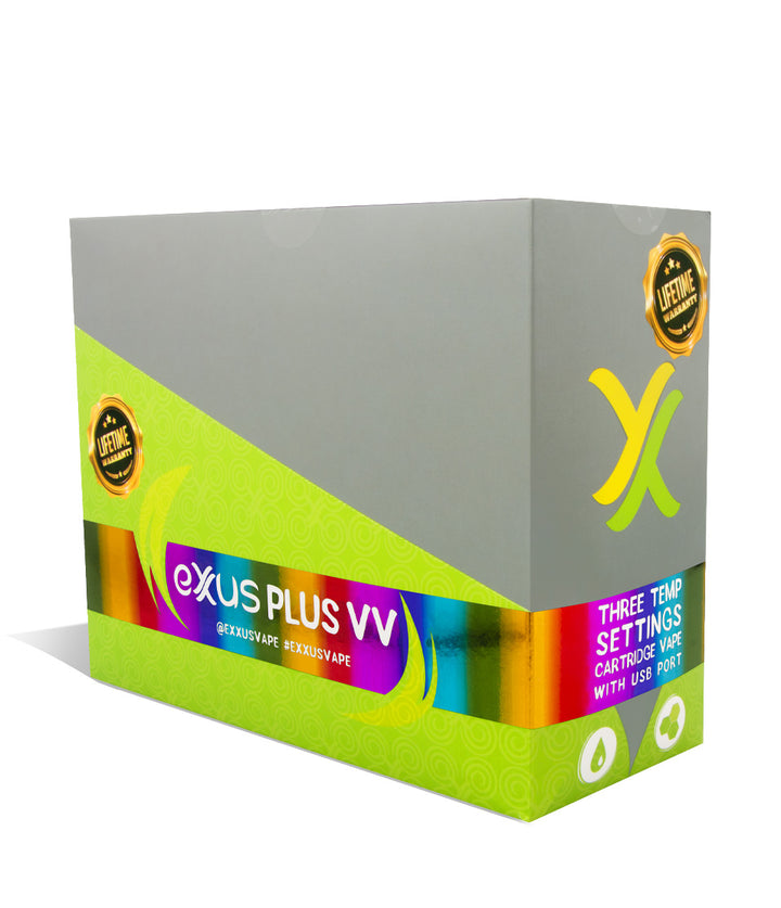 Full Color Exxus Vape Plus VV Cartridge Vaporizer 12pk on white background
