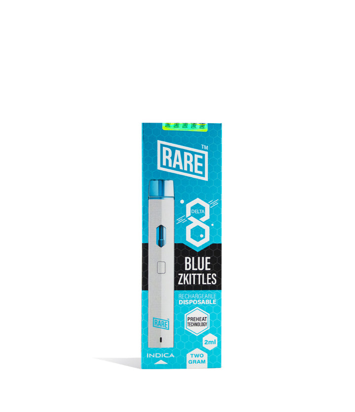 Blue Zkittles Rare Bar 2G D8 Disposable on white background