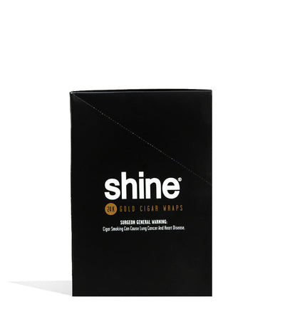 Shine 24K Gold Cigar Wraps 24pk packaging on white background