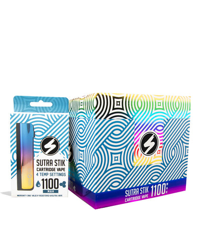 Full Color w/single pack Sutra Vape STIK 1100 Cartridge Vaporizer 12pk