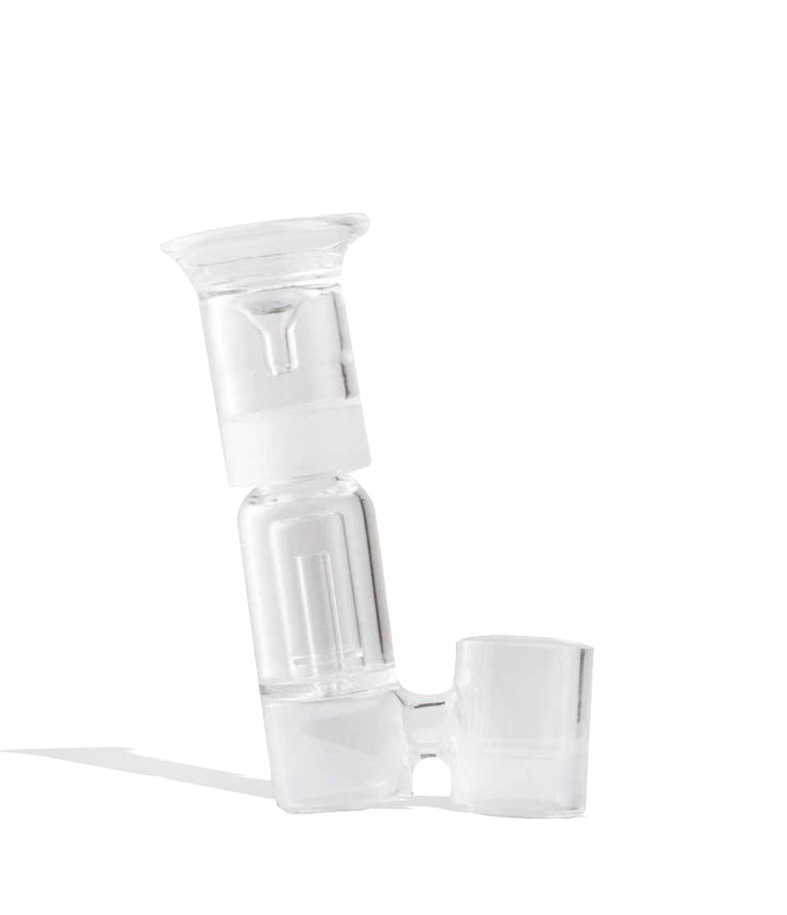 Single Perc Recycler Sutra Vape DBR Portable ENail Glass Bubbler on white background