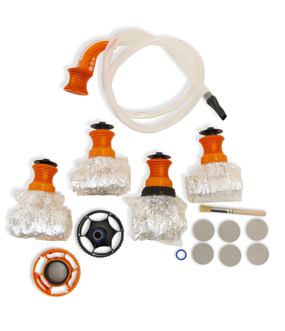 Storz & Bickel Hybrid Volcano Starter set on white background