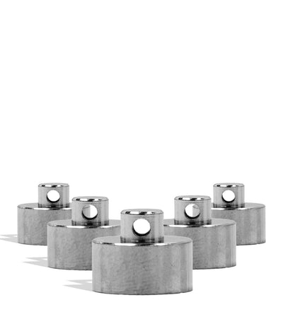 Yocan Evolve Coil Cap 5pk Front View on White Background